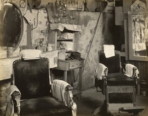Negerfriseursalon Innenansicht, Atlanta