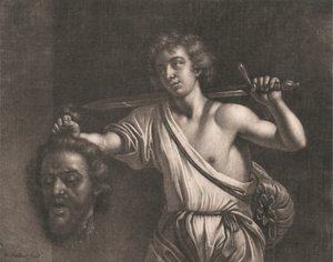 David mit dem Kopf von Goliath von Wallerant Vaillant