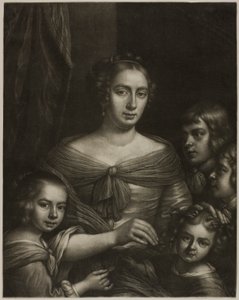 Die Frau und Kinder des Künstlers