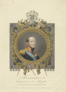 Porträt von Zar Alexander I. von Russland