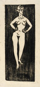 (Stehender Akt) von Walt Kuhn