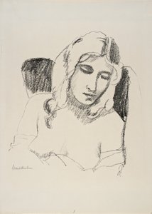 Schlafendes Mädchen von Walt Kuhn