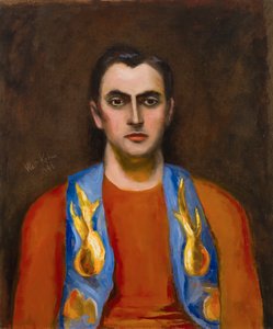 Goldenes und blaues Bolero von Walt Kuhn