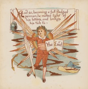 Illustration für Pothooks and Perseverance von Walter Crane von Walter (after) Crane