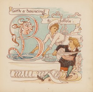 Illustration für Pothooks and Perseverance von Walter Crane