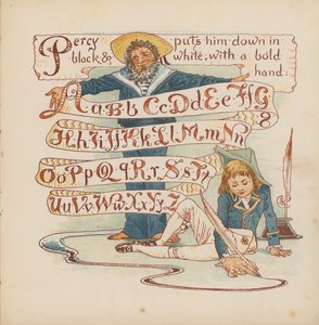 Illustration für Pothooks and Perseverance von Walter Crane