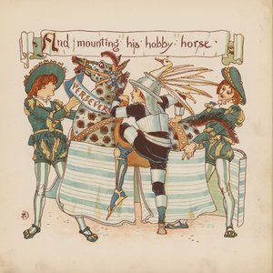 Illustration für Pothooks and Perseverance von Walter Crane von Walter (after) Crane