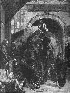 Ein enger Weg in Kairo, um 1882 von Walter Charles Horsley