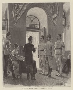 Ordonnanzraum, Abdin-Kaserne, Kairo, Indien von Walter Charles Horsley