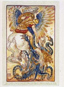 Bellerophon kämpft gegen die Chimären - in 