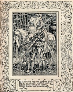 Faerie Queene, um 1900 von Walter Crane