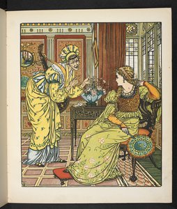 Illustration zur Geschichte Prinzessin Belle étoile.
