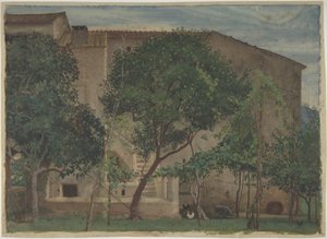 Italienisches Bauernhaus von Walter Crane