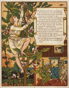 Hans und die Bohnenranke von Walter Crane