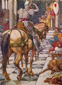 Percival erlangt den Schild des schlagenden Herzens, 1911