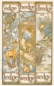 Reimwörter, die mit dem Buchstaben E enden. The Golden Primer