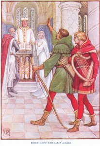 Robin Hood und Alan-a-Dale, ca. 1920
