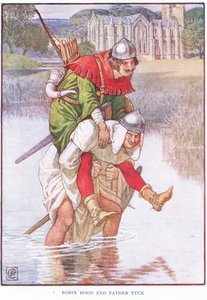 Robin Hood und Pater Tuck, ca. 1920