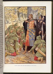 Robin Hood vor Richard I. von Walter Crane
