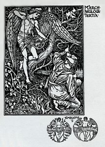 Der Schäferkalender - März, 1898, 1923 von Walter Crane