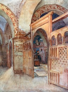 Eine koptische Kirche in der Nähe von Abydos von Walter Frederick Roofe Tyndale