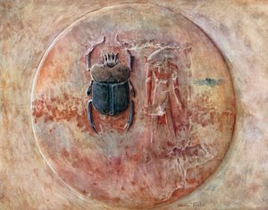 Khnum, Kepr, Ra, im Grab von Sethos I. in Theben von Walter Frederick Roofe Tyndale