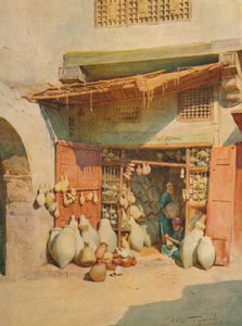 Töpferbasar in einem Nildorf, ca. 1905, 1912 von Walter Frederick Roofe Tyndale
