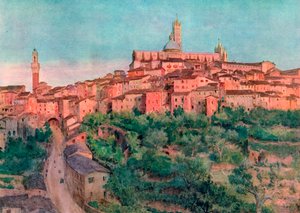 Siena: Eine Stadt auf einem Hügel von Walter Frederick Roofe Tyndale