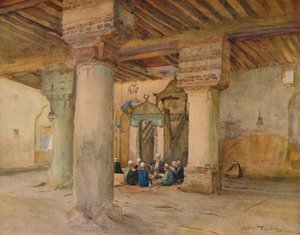 Die Moschee in Kosseir, um 1905, 1912 von Walter Frederick Roofe Tyndale