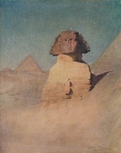 Die Sphinx im Mondlicht