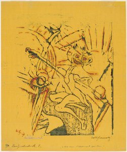 Mit dem Selbstmord Spielen, 1919 von Walter Gramatte