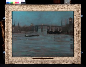 Nocturne, Battersea Old Bridge, London von Walter Greaves