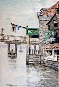 Ansicht des Adam und Eva Gasthauses, Chelsea, London, ca. 1900 von Walter Greaves