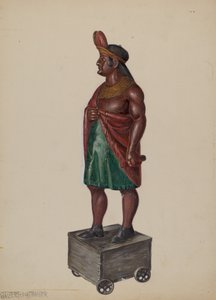 Zigarrenladen-Indianer, ca. 1936