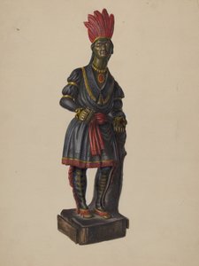 Zigarrenladen-Indianer, um 1936