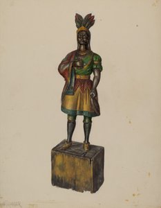Zigarrenladen-Indianer, ca. 1936