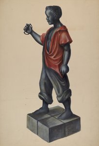 Anbindepfosten, ca. 1937