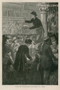Samstagabend im Metropolitan Geflügelmarkt von Walter Jenks Morgan