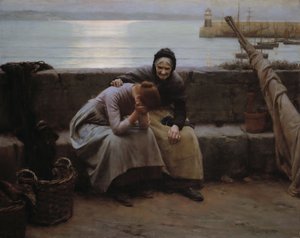 Nie trug der Morgen zum Abend, ohne dass ein Herz brach, 1894 von Walter Langley