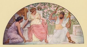 Herkules mit der Spindel, spinnend für Königin Omphale von Walter MacEwen