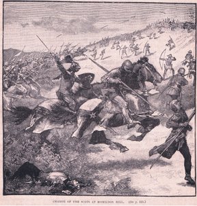 Angriff der Schotten bei Homildon Hill, 1402 n. Chr. von Walter Paget