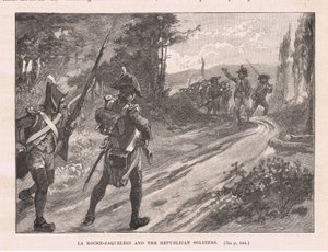 La Roche Jaquelein und die republikanischen Soldaten, 1795 n. Chr. von Walter Paget