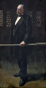 Charles Bradlaugh an der Bar im House of Commons