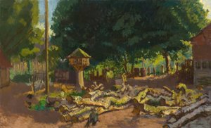 La Scierie de Torqueville (auch bekannt als Le Vieux Columbier) von Walter Richard Sickert