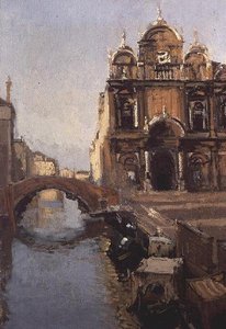 Scuola Grande di San Marco und Rio dei Mendicanti, Venedig von Walter Richard Sickert
