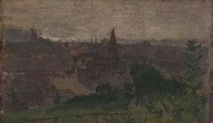 Ansicht von Dieppe mit Eglise du Pollet, ca. 1890 von Walter Richard Sickert