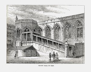 Crosby Hall im Jahr 1790 von Walter Thornbury