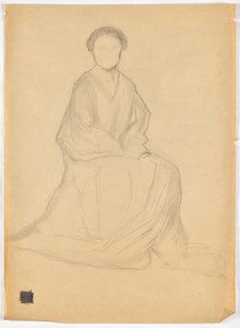 Studie einer Dame von Walther Gamerith