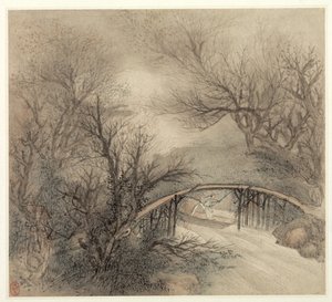 Album der Landschaften: Blatt 1 von Wang Gai