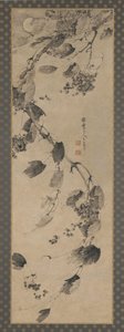 Weinrebe im Wind und Mondlicht, Ming-Dynastie